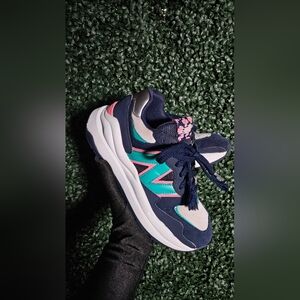 New Balance Kids Sneakers - Navy and Teal